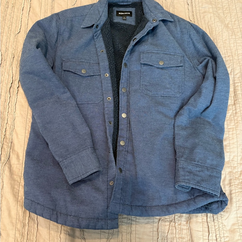 Bonobos Blue Shirt Jacket
